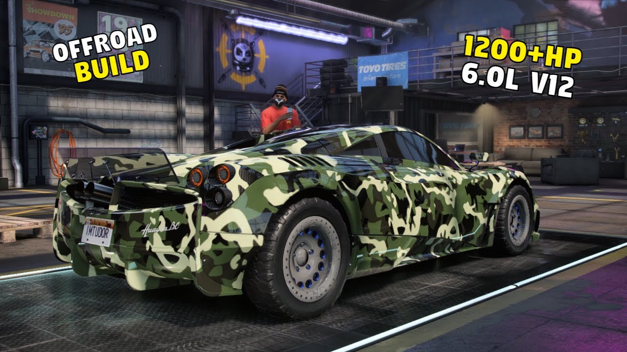 1200HP Offroad Build Pagani Huayra BC 2017 | NFS Heat | PS5 4K