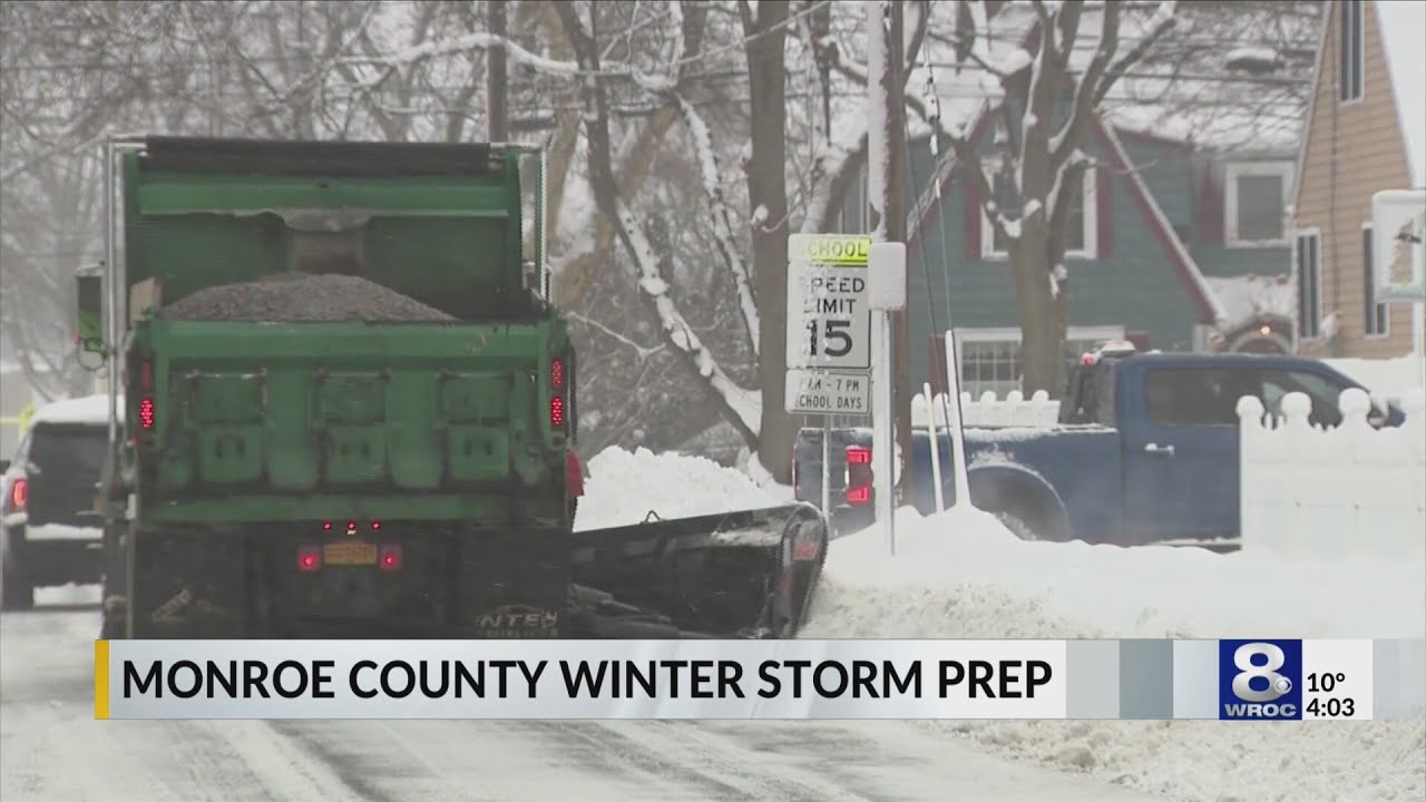 'If you don’t have to go out, don’t': Monroe County leaders on winter storm preparations