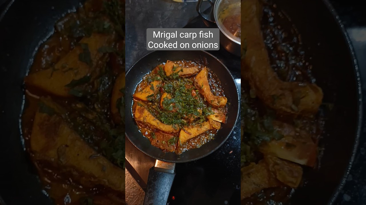 Mrigal carp fish cooking recipe