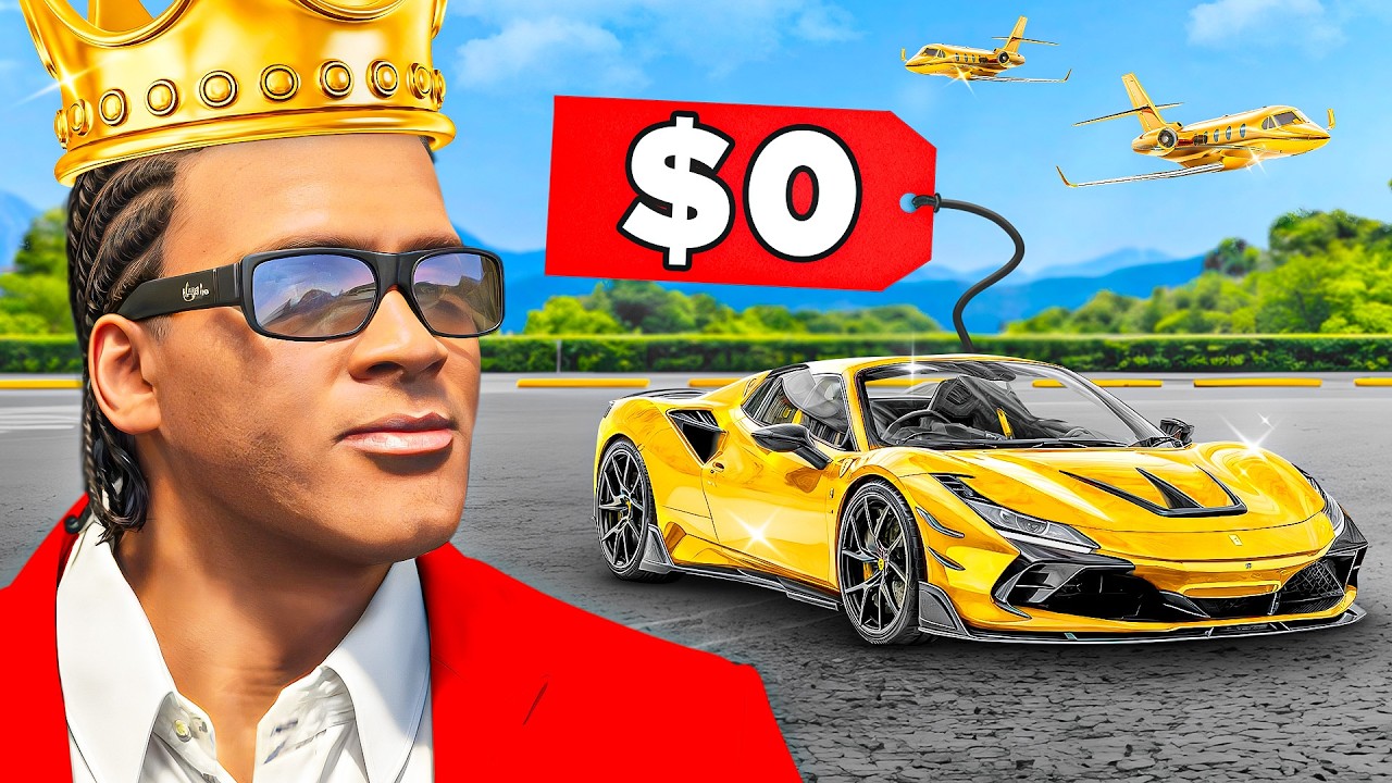 GTA 5 pero TODO es GRATIS 🤑💰
