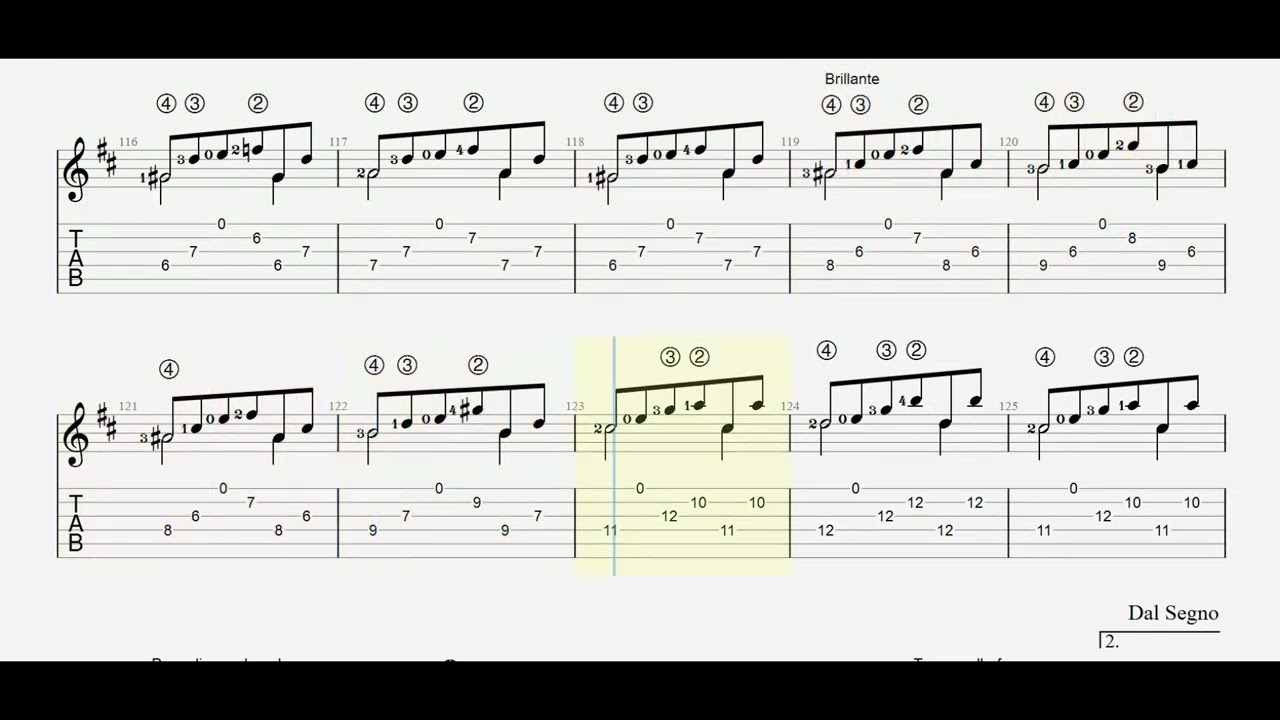 Vals No. 4 Op. 8 | Agustin Barrios Mangoré | Classical Guitar