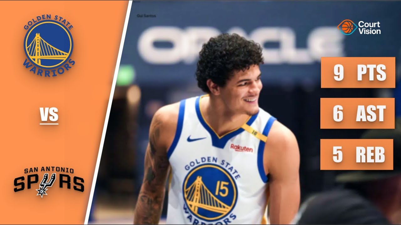 Gui Santos - 9 Points, 4 Steals, 6 Assists vs Spurs - 2025-26 Regular Season
