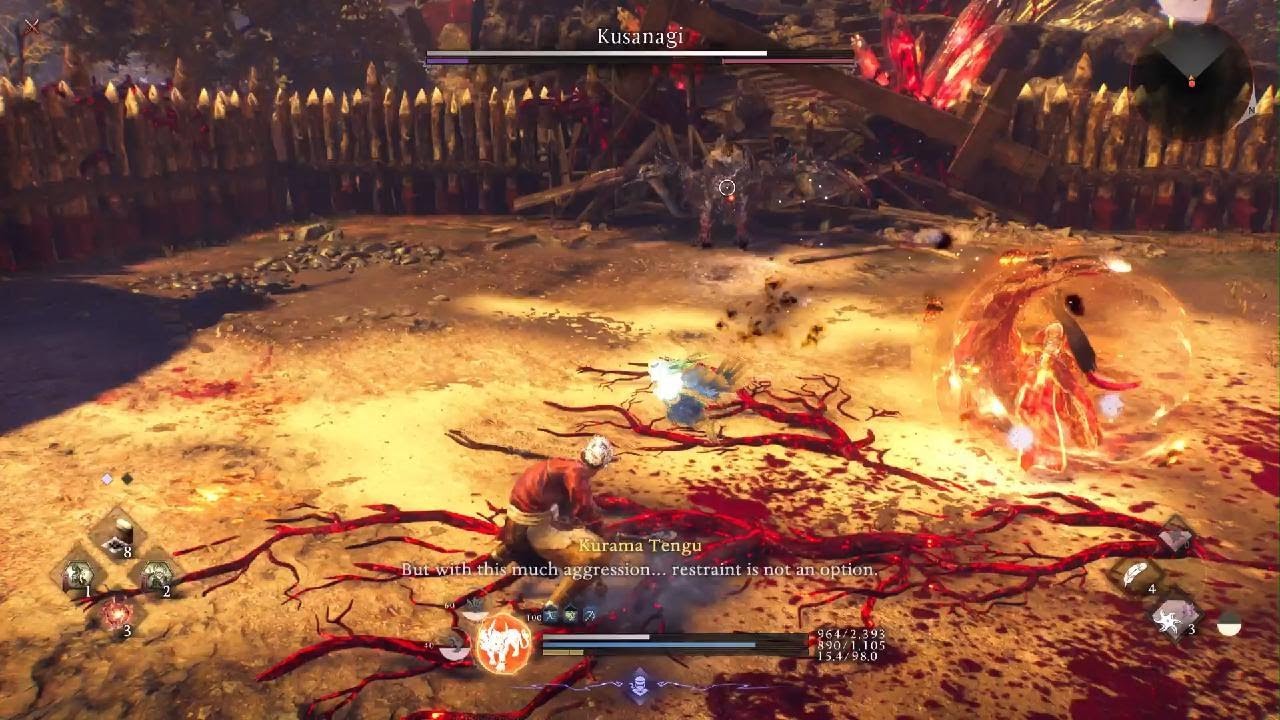 Nioh 3-Kusanagi Boss Fight