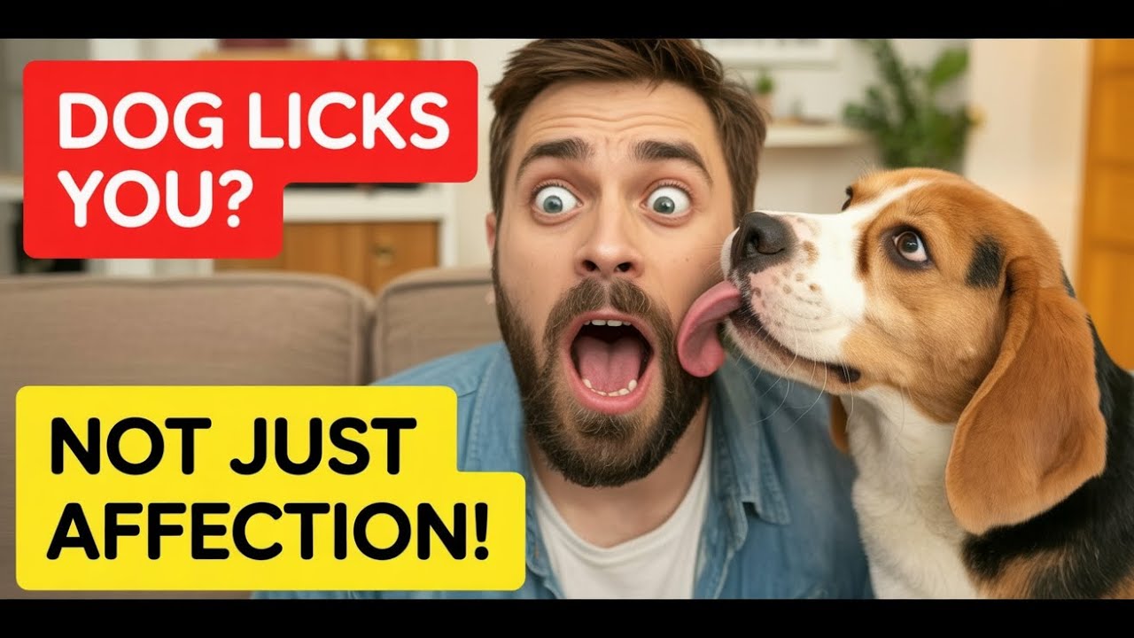 🐶❗ If Your DOG LICKS You, Here's What It REALLY Means