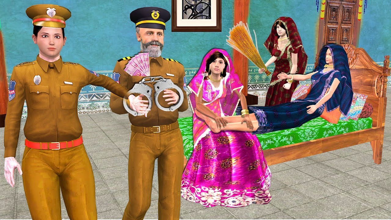 पुलिस बहु और लालची ससुर Police Bahu Comedy Video  Hindi  Funny Comedy Video