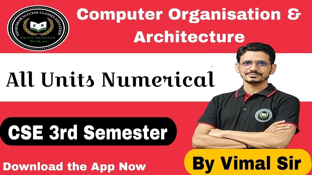 COA All Units Numerical || AKTU CSE Second Year || AKTU Syllabus || COA By Vimal Sir