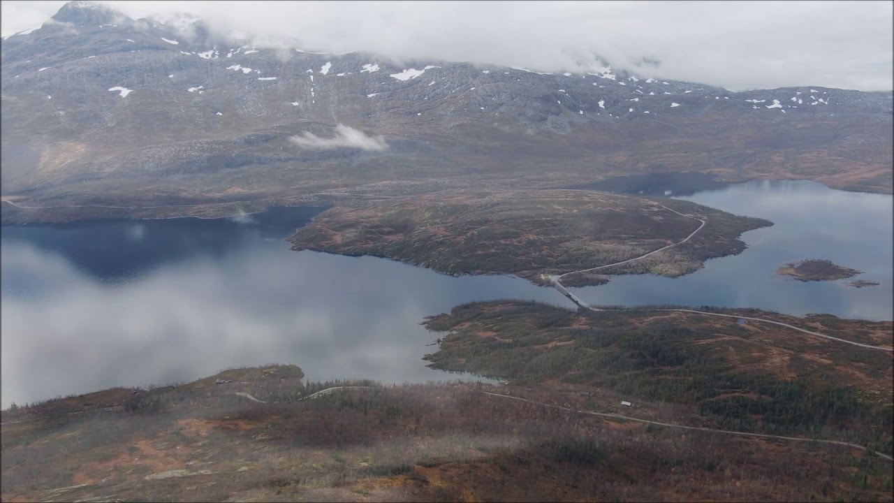 Røsvatnet rundt, fra luften,del 6  Kvalbukta stikkelvika