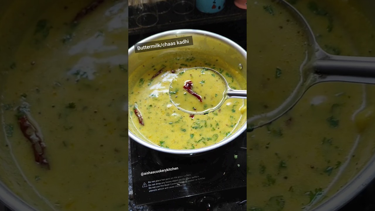 If you have buttermilk/chaas then let's make kadhi/It's too tasty 😋 #shorts #indian #cooking