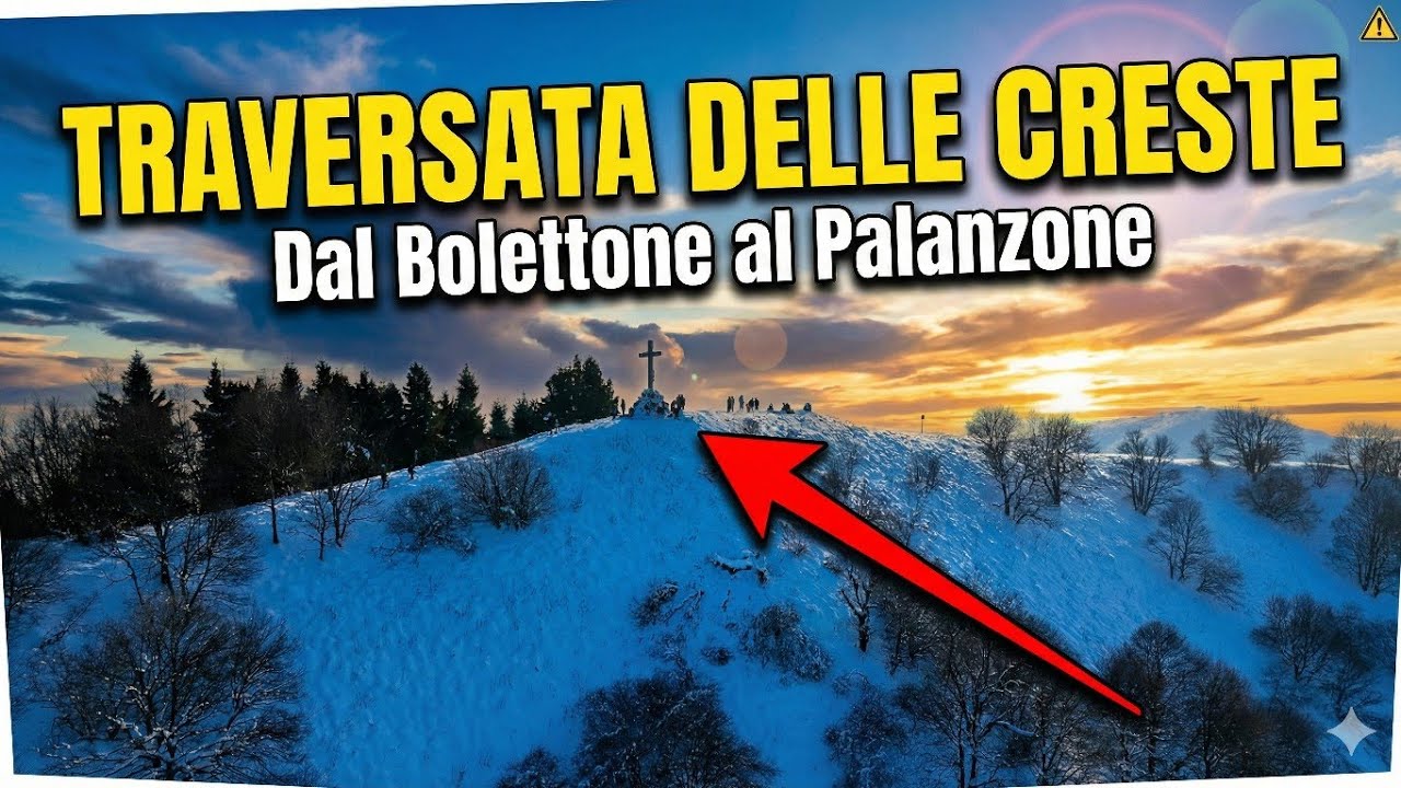 TRAVERSATA delle CRESTE.                  Dal Bolettone al Palanzone