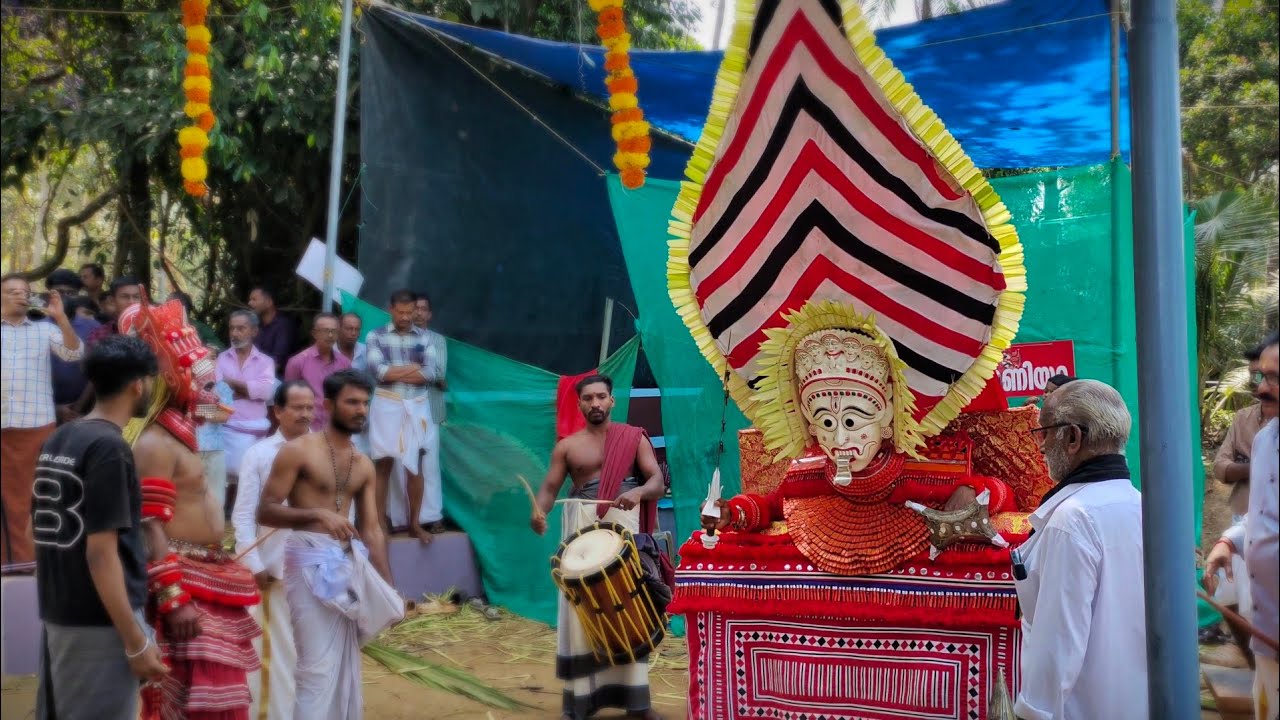 എളയടത്ത് ഭഗവതി തെയ്യം മുടി വെക്കുന്ന കാഴ്ചകൾ🙏🏼