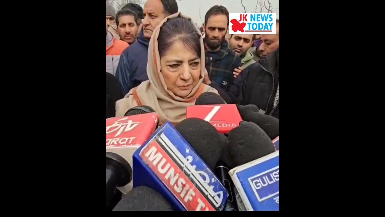 Mehbooba protests allotment of Kashmir orchards to BSF | JK News Today