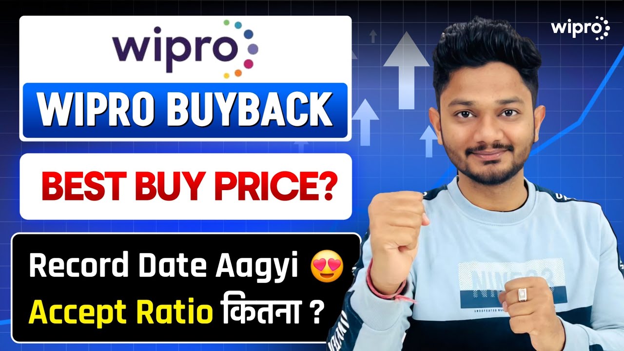 WIPRO BUYBACK BEST BUY PRICE ? WIPRO BUYBACK ACCEPTANCE RATIO | WIPRO BUYBACK RECORD DATE | 