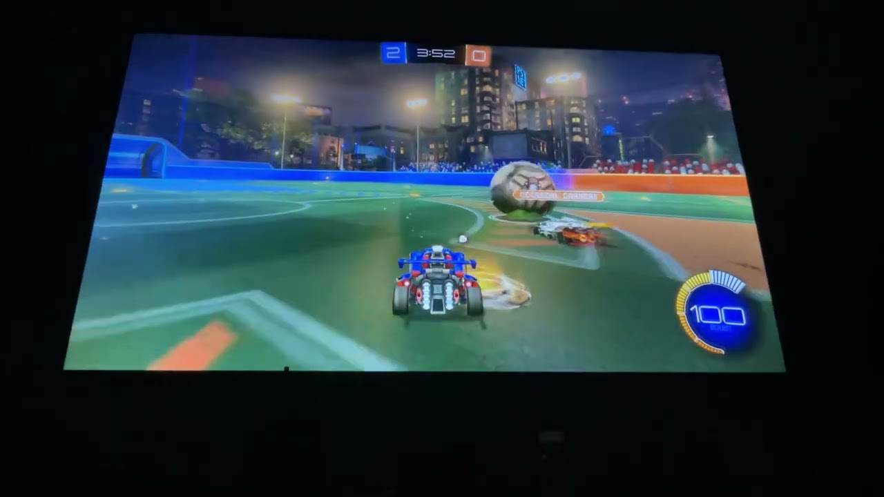 Playing Rocket League (First video)