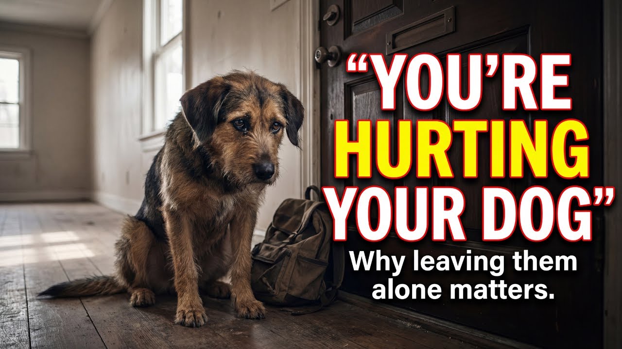 Leaving Your Dog Alone? These Mistakes Could Be Hurting Them