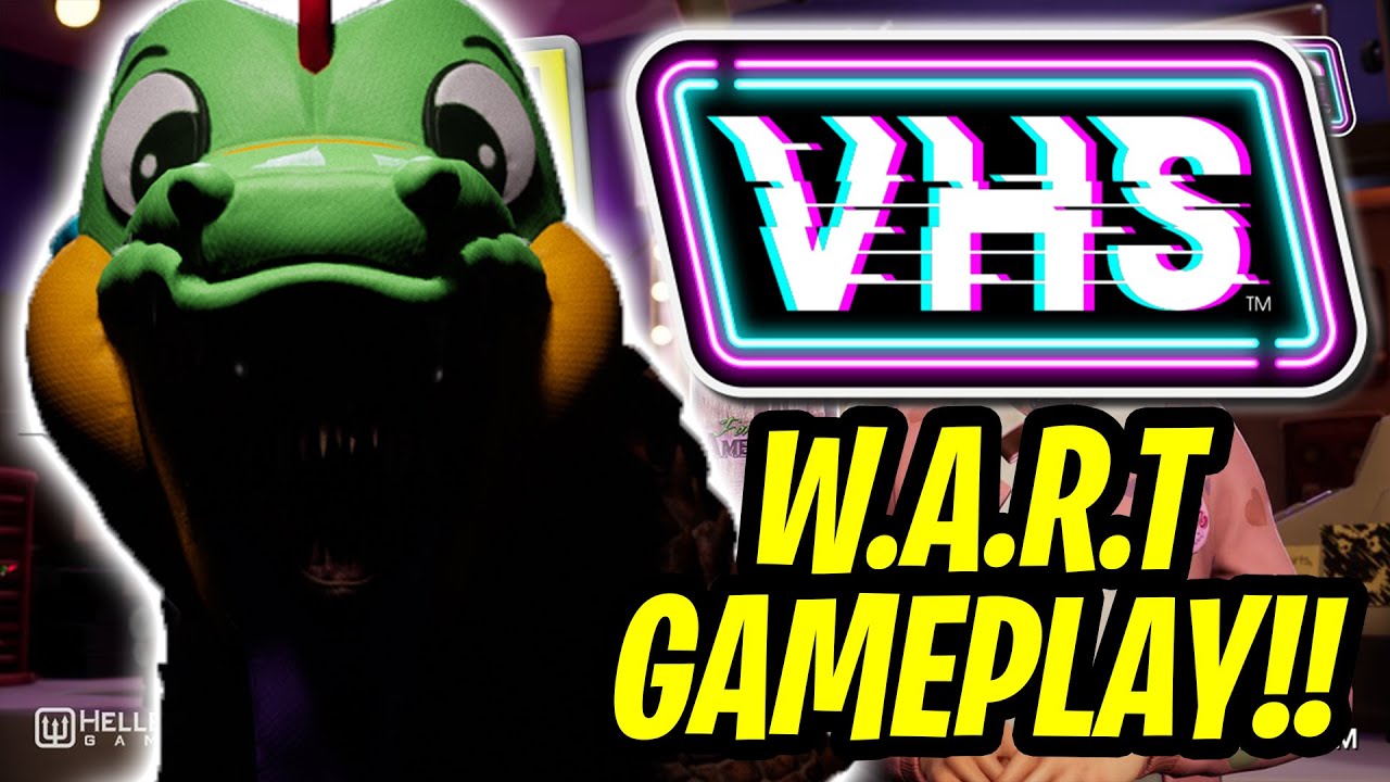 VHS WART Gameplay and IMPRESSIONS | New 4v1 Horror Game! | VHS Game
