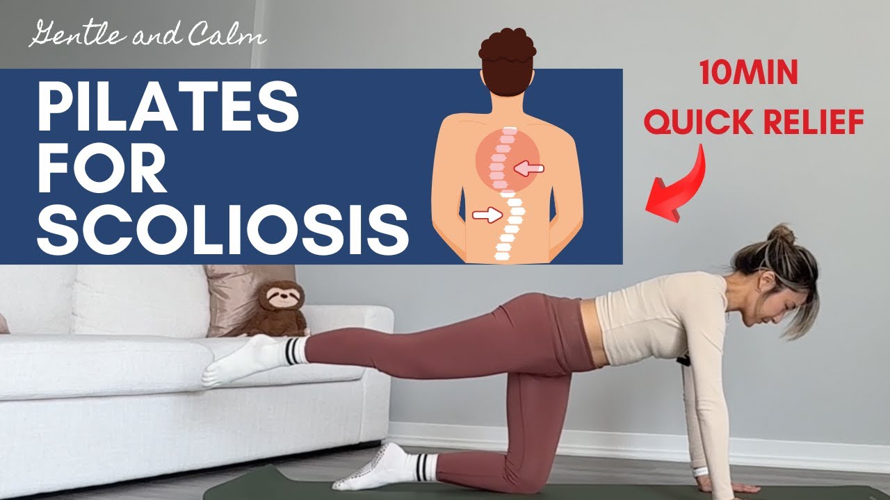 10 min Scoliosis Pilates Flow (Spine-Friendly!)