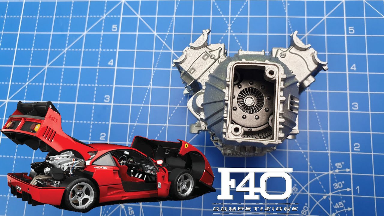 Build the Ferrari F40 Competizione - Part 12 - The First Transmission Components