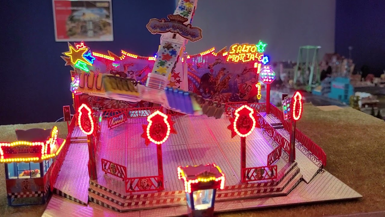 Faller Kirmes Karussell Salto Mortale mit SMD Vollausstattung