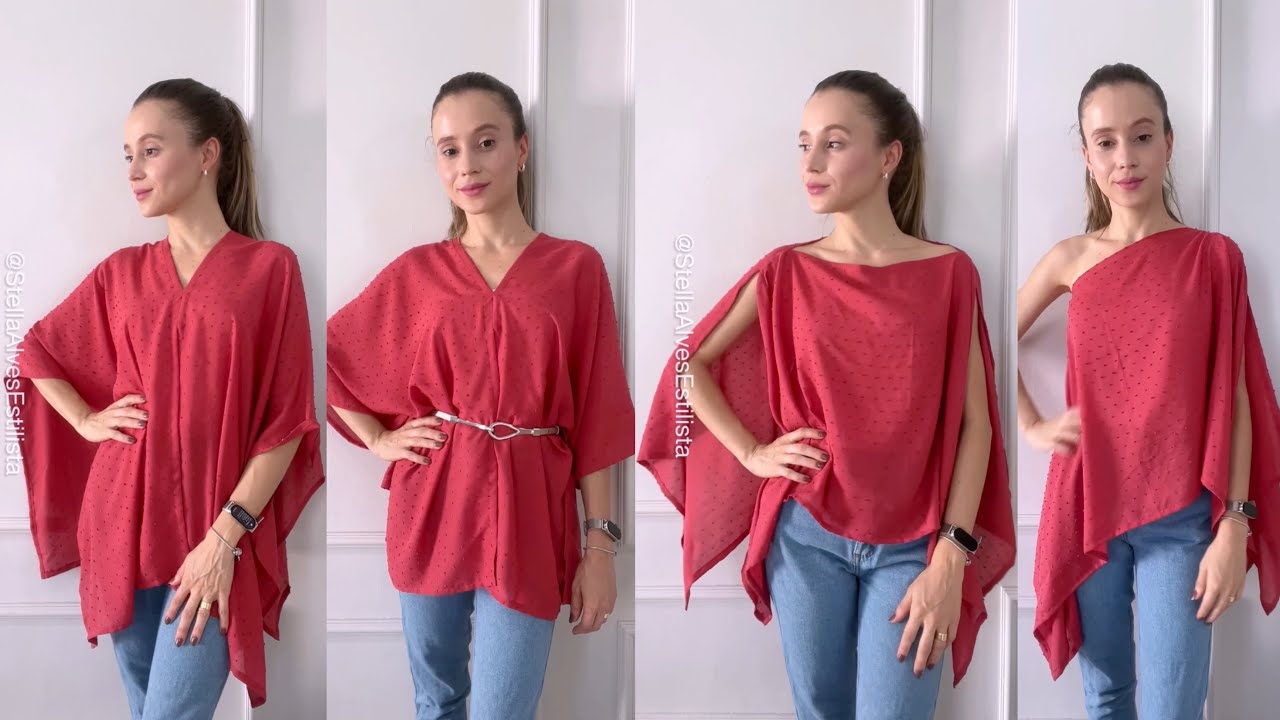 Costure BLUSA capa MUITO FÁCIL | Stella Alves costura ✨