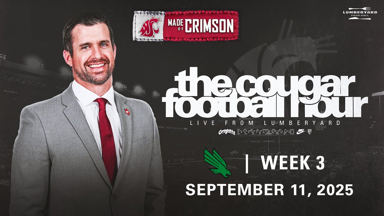 WSU Football: The Cougar Football Hour with Jimmy Rogers | North Texas Week | 9/11/25