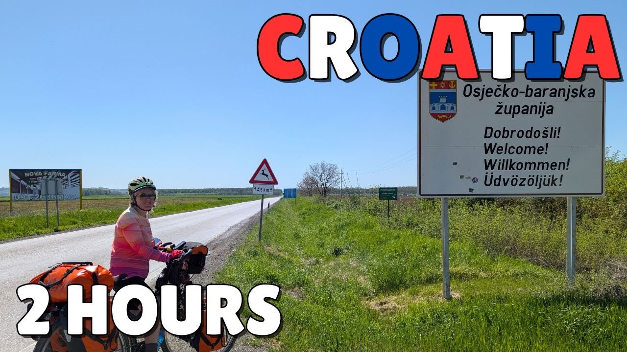 Cycling the world (Day 1400) Croatia: The briefest of tastes of this country - 2 hours in Croatia