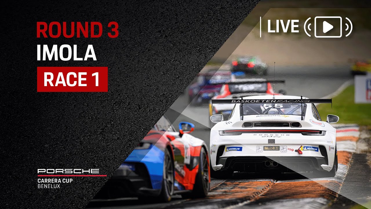 ROUND 3 - RACE 1 - Porsche Carrera Cup Benelux Season 2024 at Imola