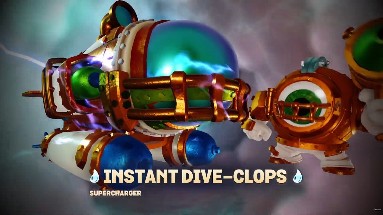 Skylanders SuperChargers Instant Dive Clops And Instant Dive Bomber
