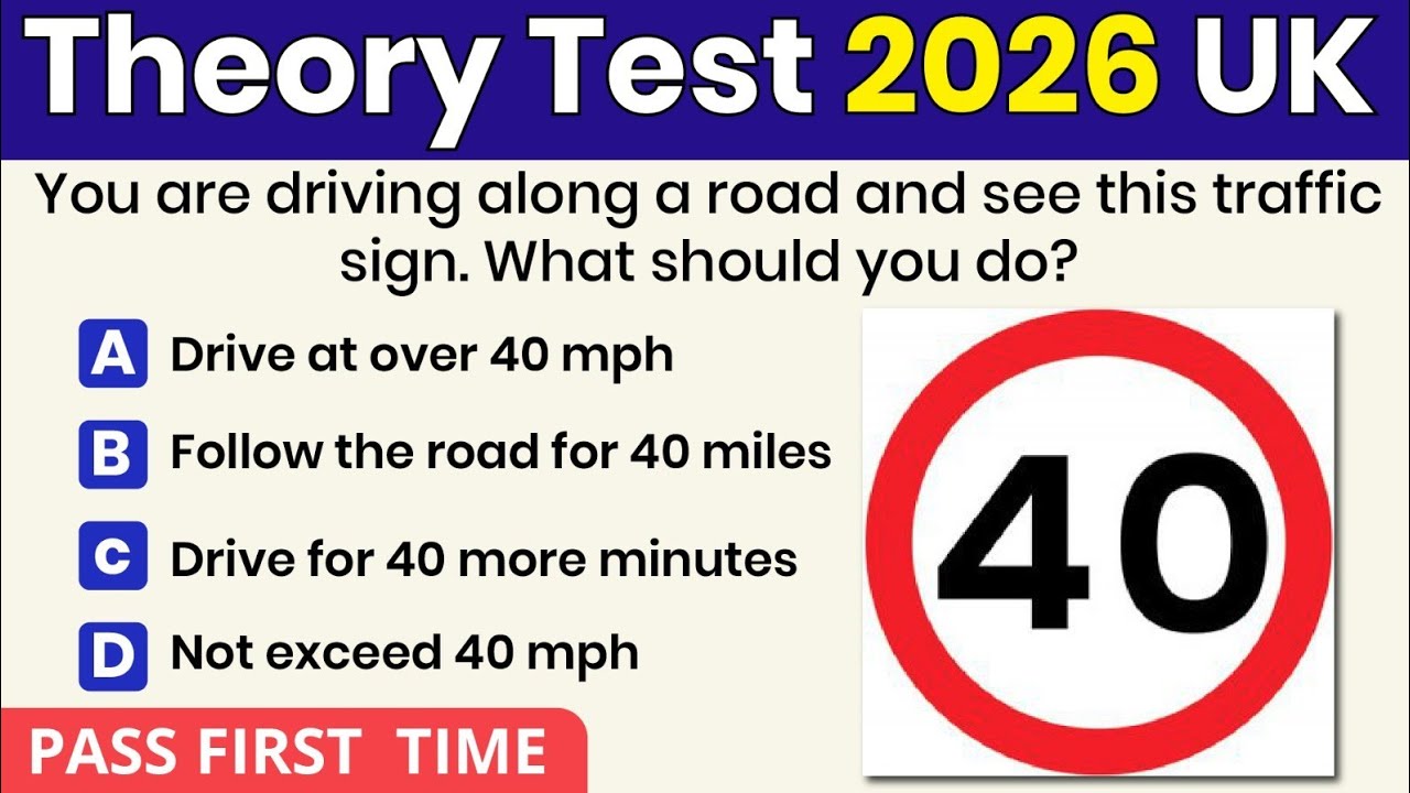 Theory Test 2026 UK Revision | Hardest Question Practice | Pass First Time