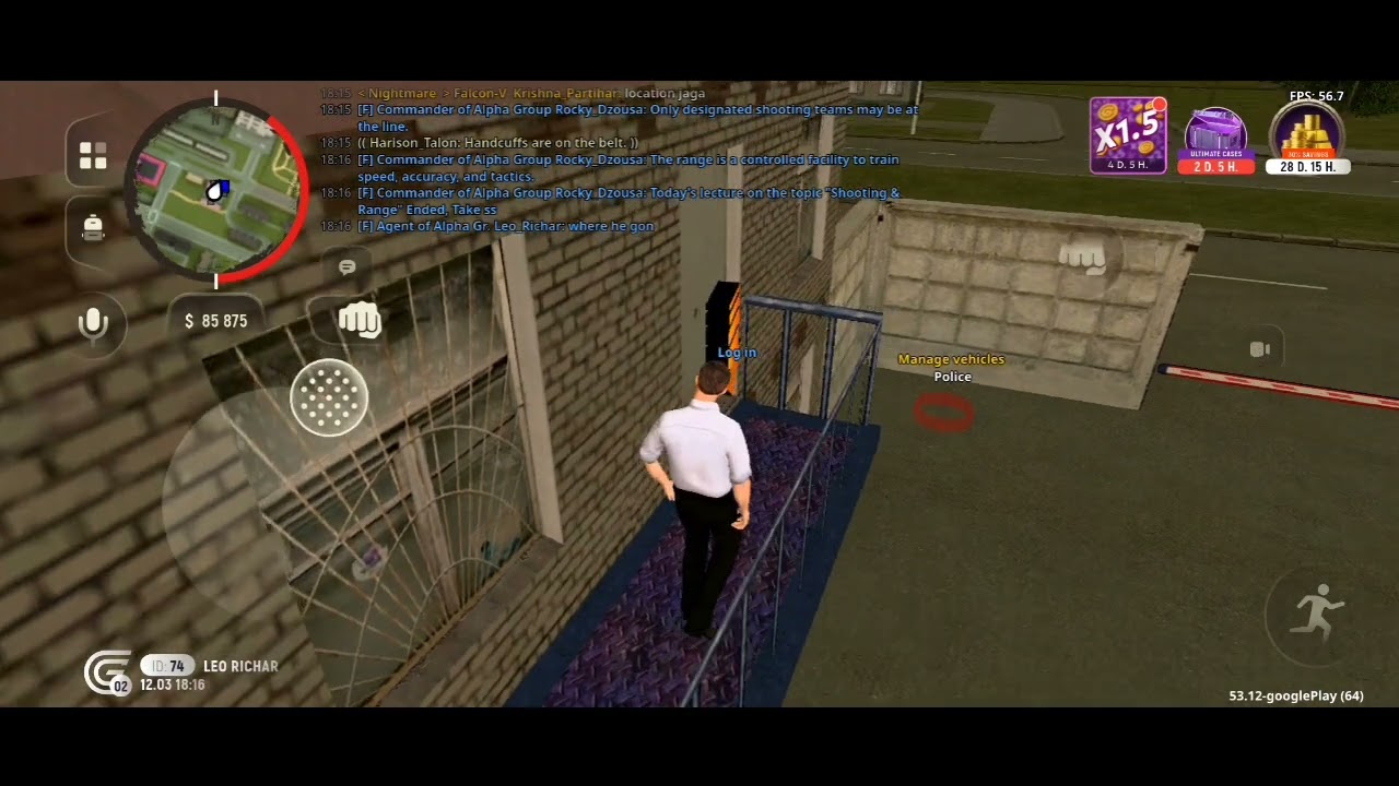 We think it's game bug but he leave the game 