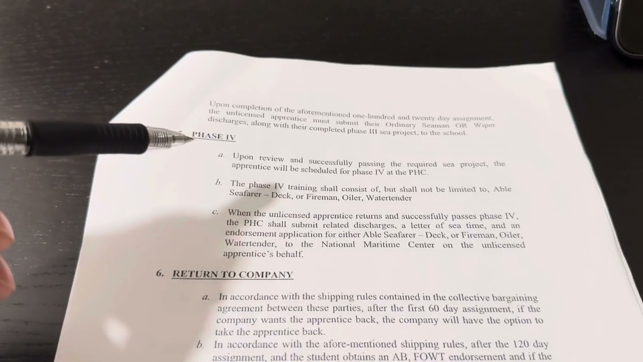 SIU APPRENTICESHIP CONTRACT EXPLAINED