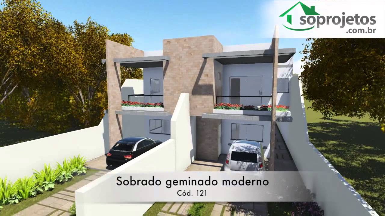 Vem a&iacute;, mais um lan&ccedil;amento... Sobrado Moderno com 3 Quartos - C&oacute;d. 121