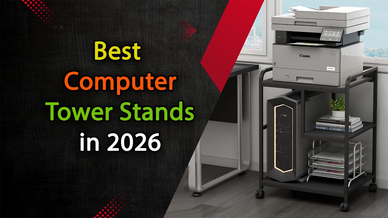 Top 5 Best Computer Tower Stands in 2026 | PC Tower Cart & Printer Stand Review