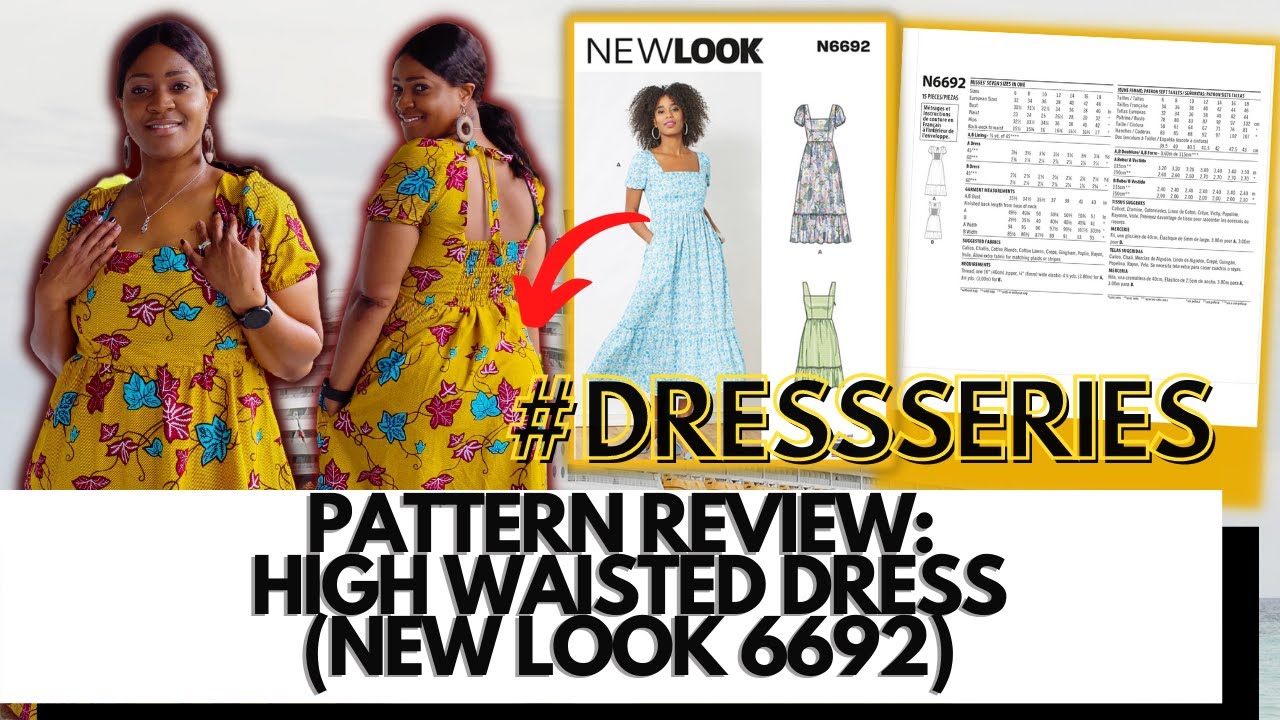 #248: High Waisted Dress (New Look 6692) | Dress Series - Dress #9