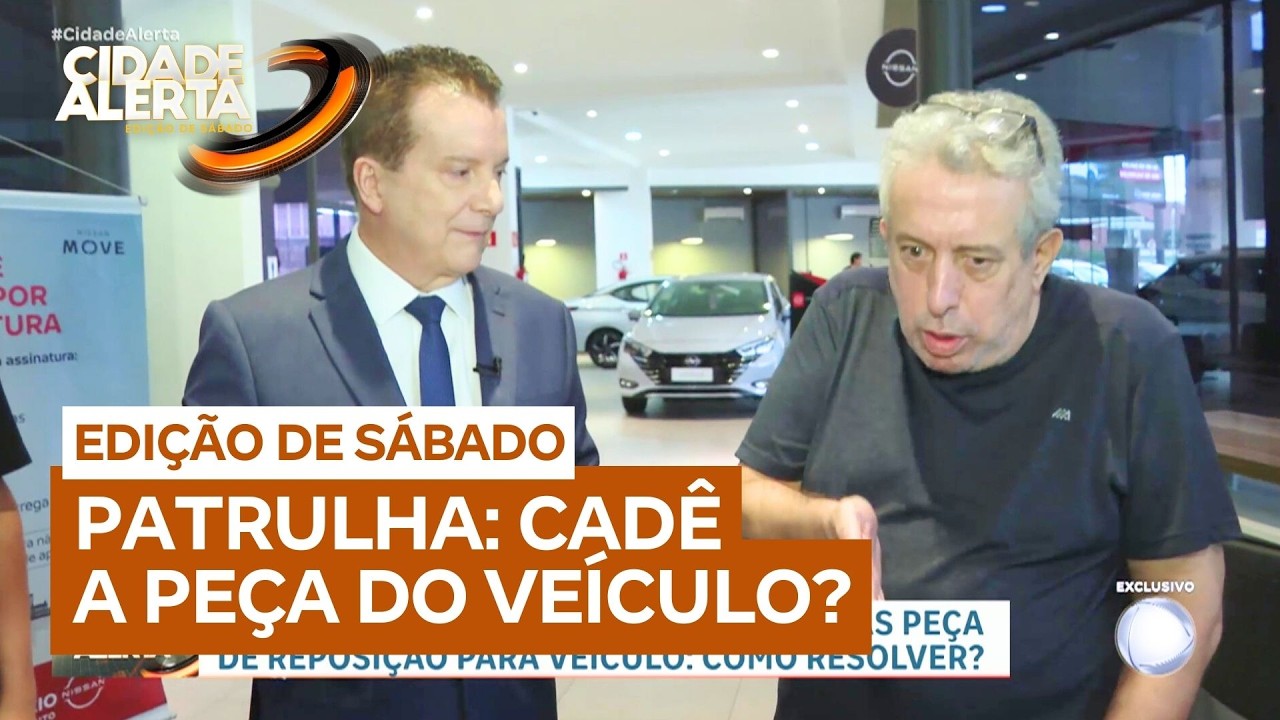 Patrulha do Consumidor: Casal de idosos espera há mais de 90 dias por uma peça do carro