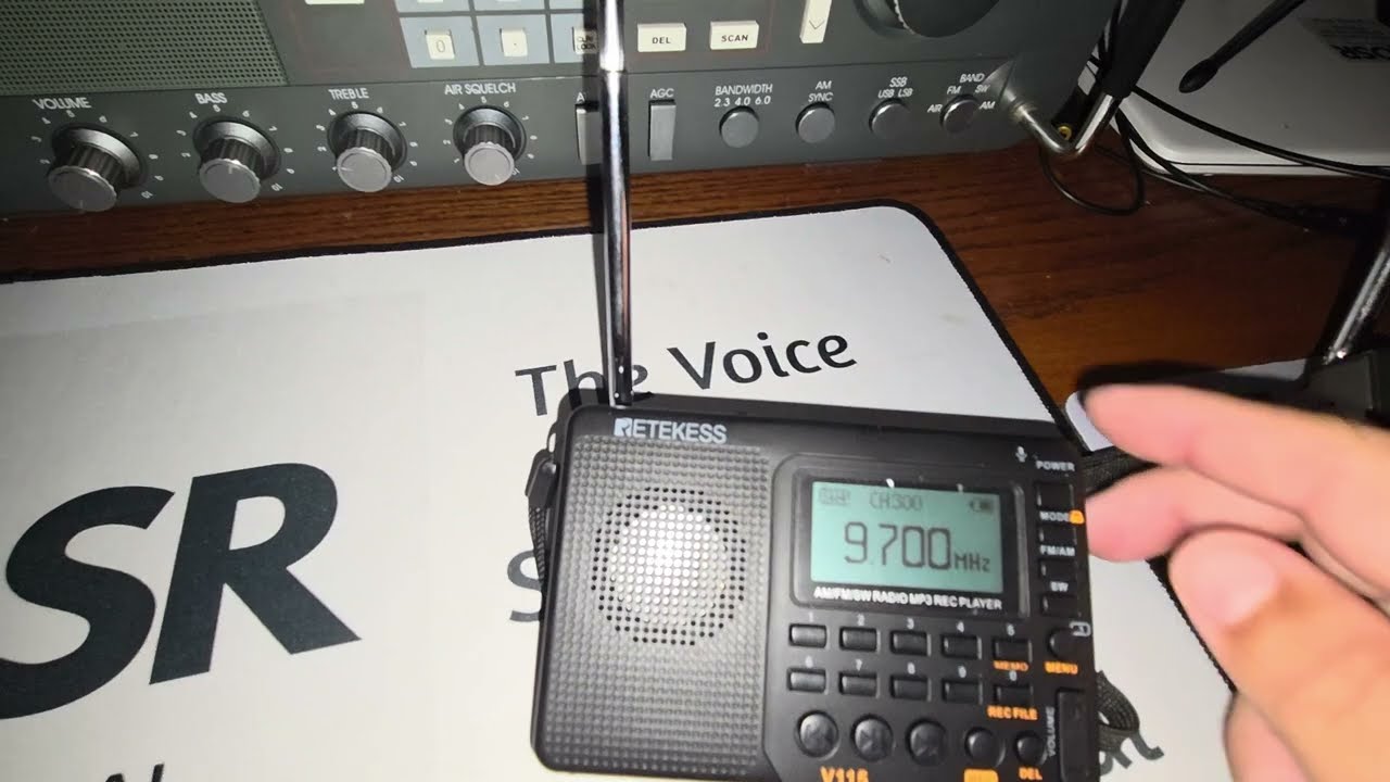 Retekess V115 Shortwave Radio Series: on Radio New Zealand International on 9700 vs Skywave SSB2
