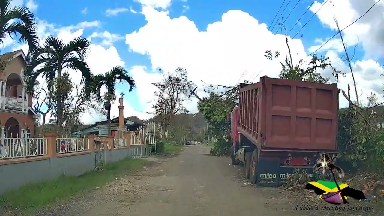 Driving from Troy  to Tyre Wood in Trelawny ! & Visiting Ms. Topsy