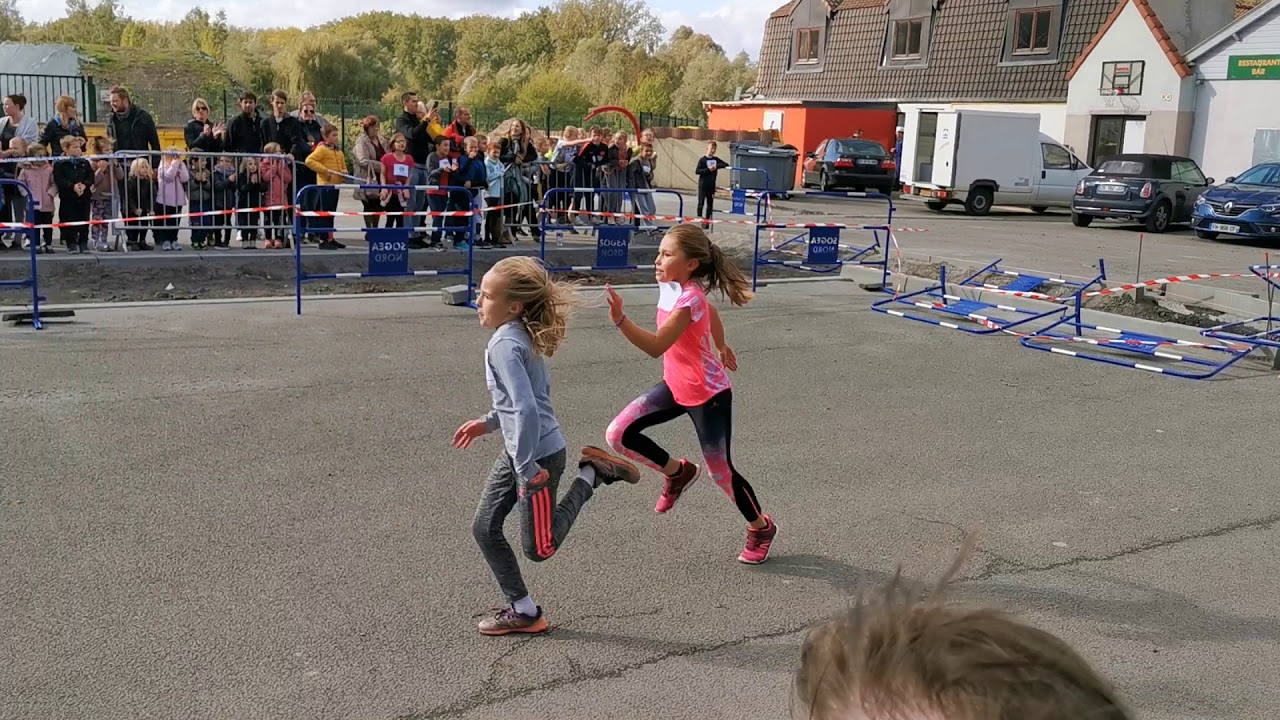 Cross des écoles de Marchiennes 2019, victoire de Salomé