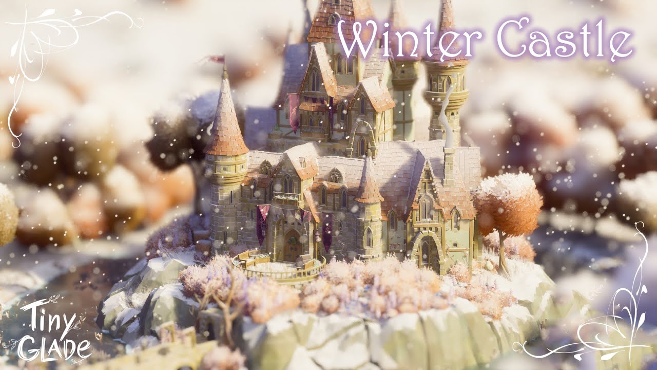 Winter Castle | Tiny Glade Longplay ASMR for Sleep 😴 | No Commentary, No Music