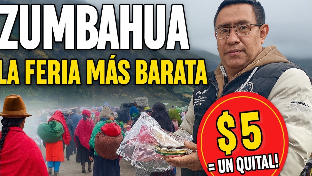 Zumbahua la feria más barata del mundo 