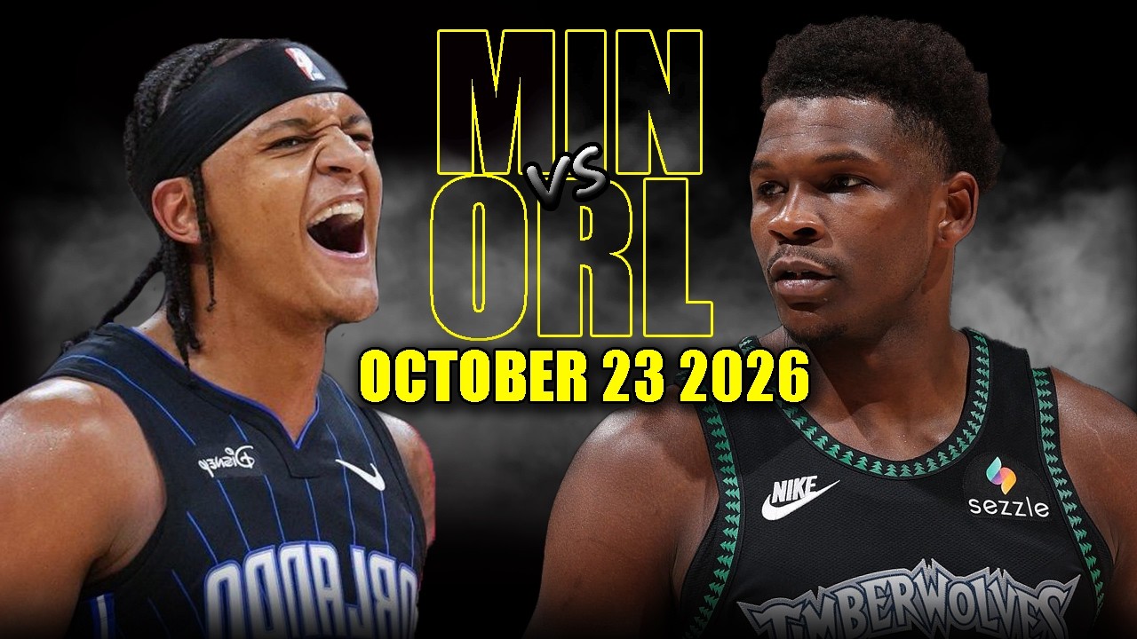 Minnesota Timberwolves vs Orlando Magic Full Game Highlights - October 23, 2026 | NBA Season