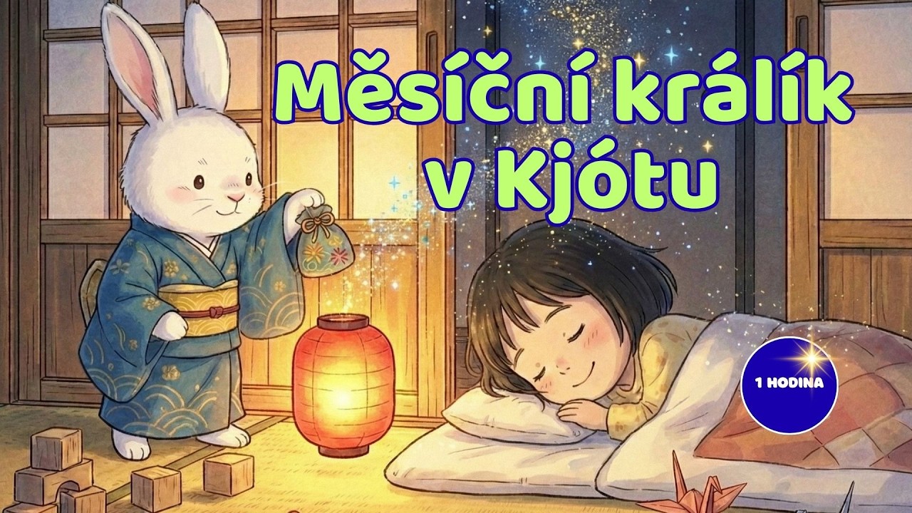Měsíční králík v Kjótu 🐰🌙 Japonská ukolébavka a 1 hodina hudby