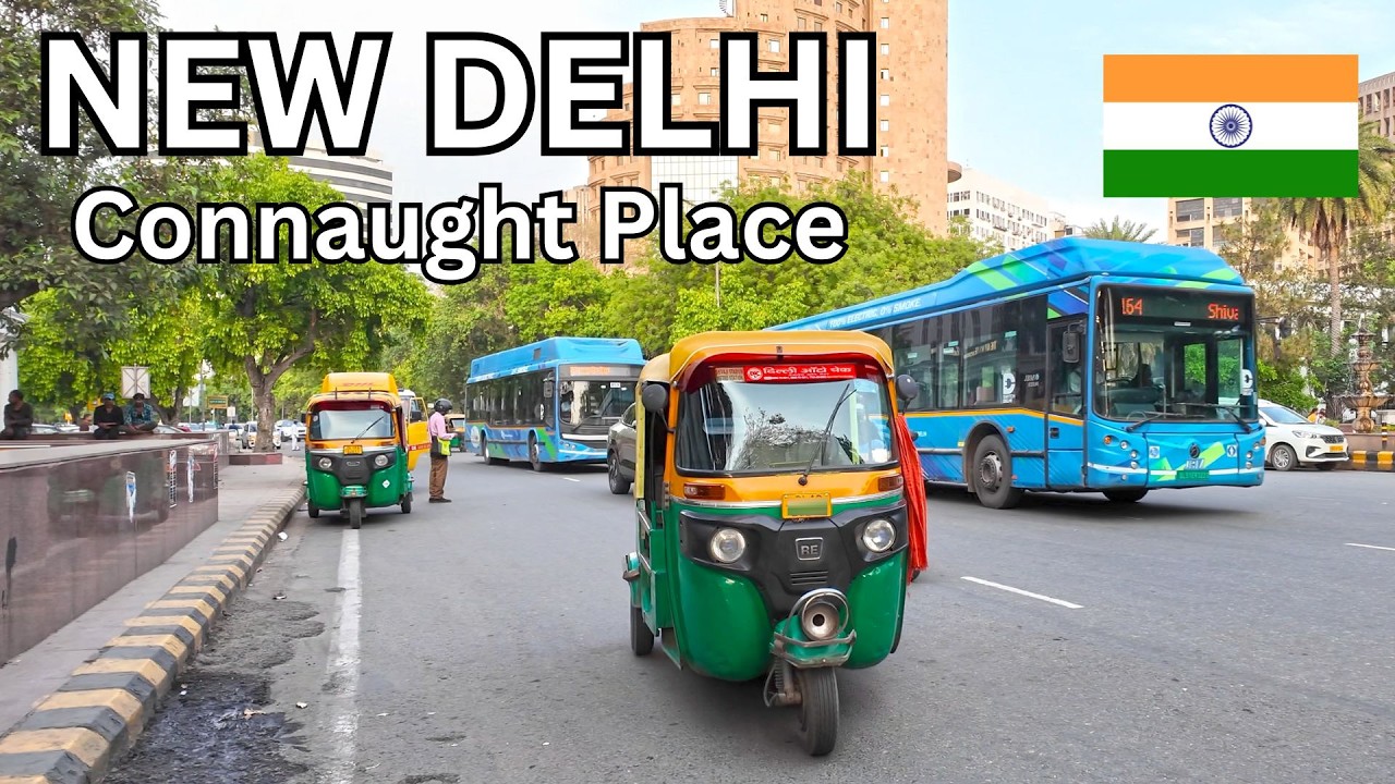 Connaught Place, New Delhi 🇮🇳 | Traffic Chaos & Real Street Life (4K Walking Tour 2026) 