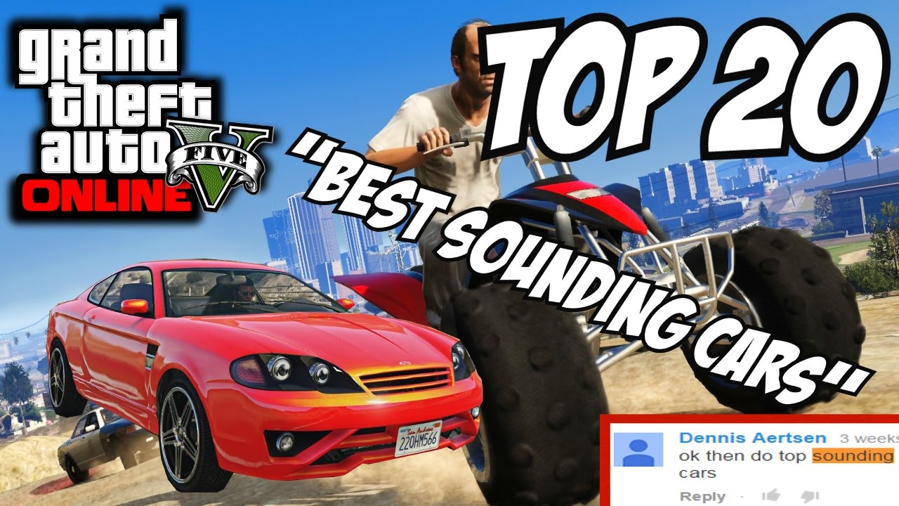 GTA 5 PS4 - Top 20 Best Sounding Cars!! (GTA V Best Sounding Cars)