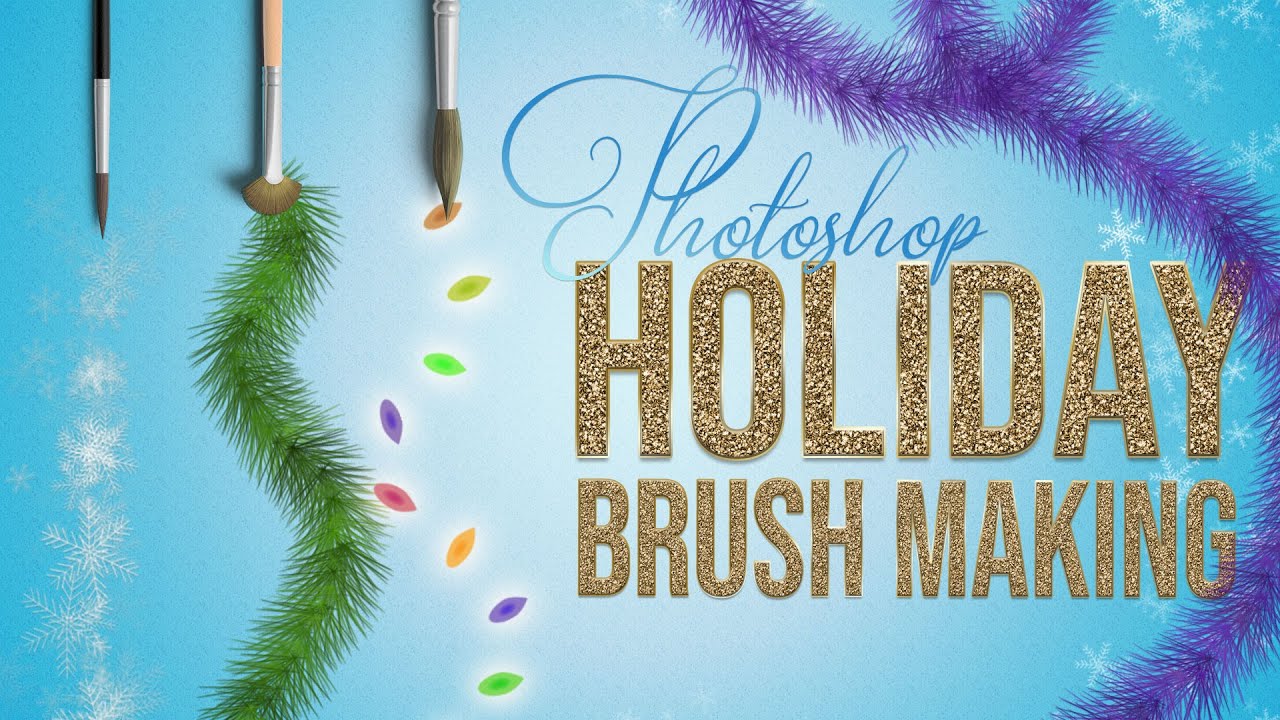 Christmas Photoshop Brush Making