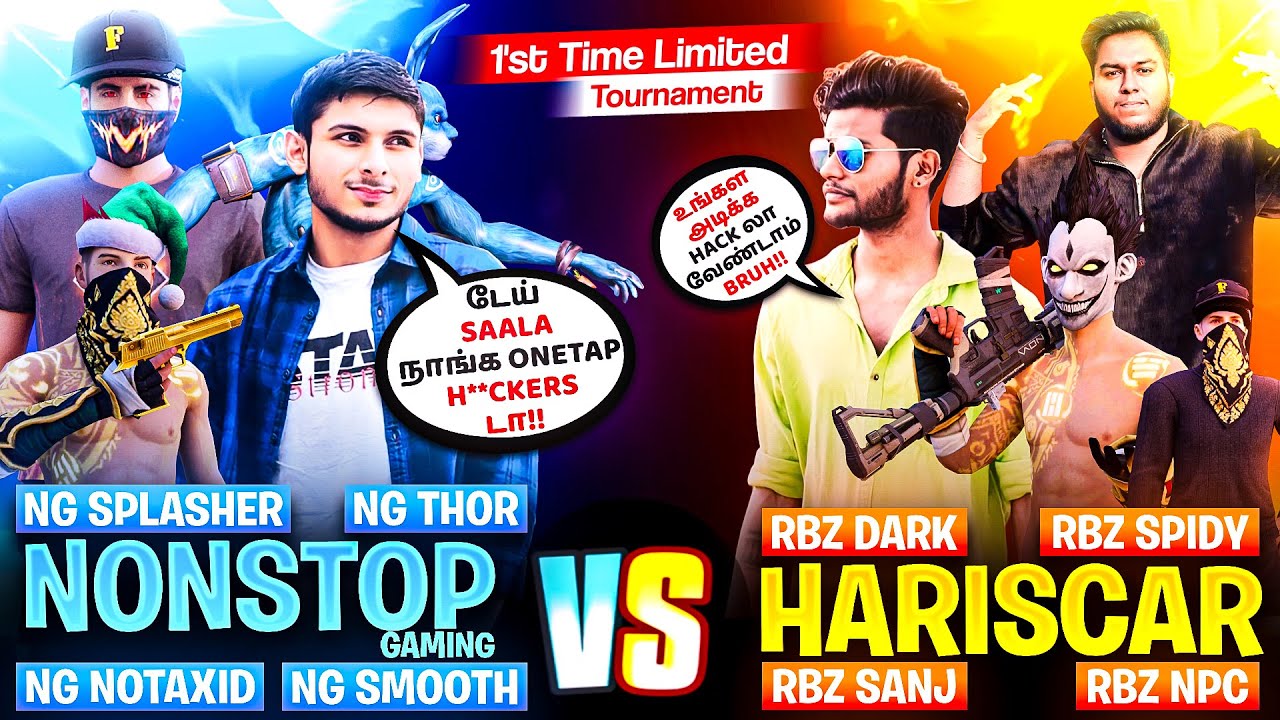 Nonstop Gaming VS RBz x HariScar | வாழ்வா🥵சாவா.? Match‼திக்..திக்..Match Ever💥Who will Win⁉ - FF Max