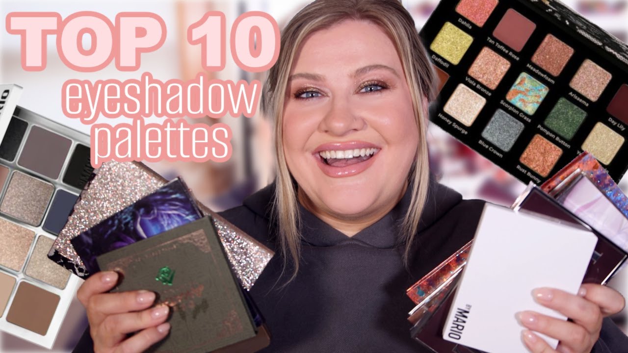 I TRIED 50+ EYESHADOW PALETTES IN 2024 & THESE WERE THE BEST!