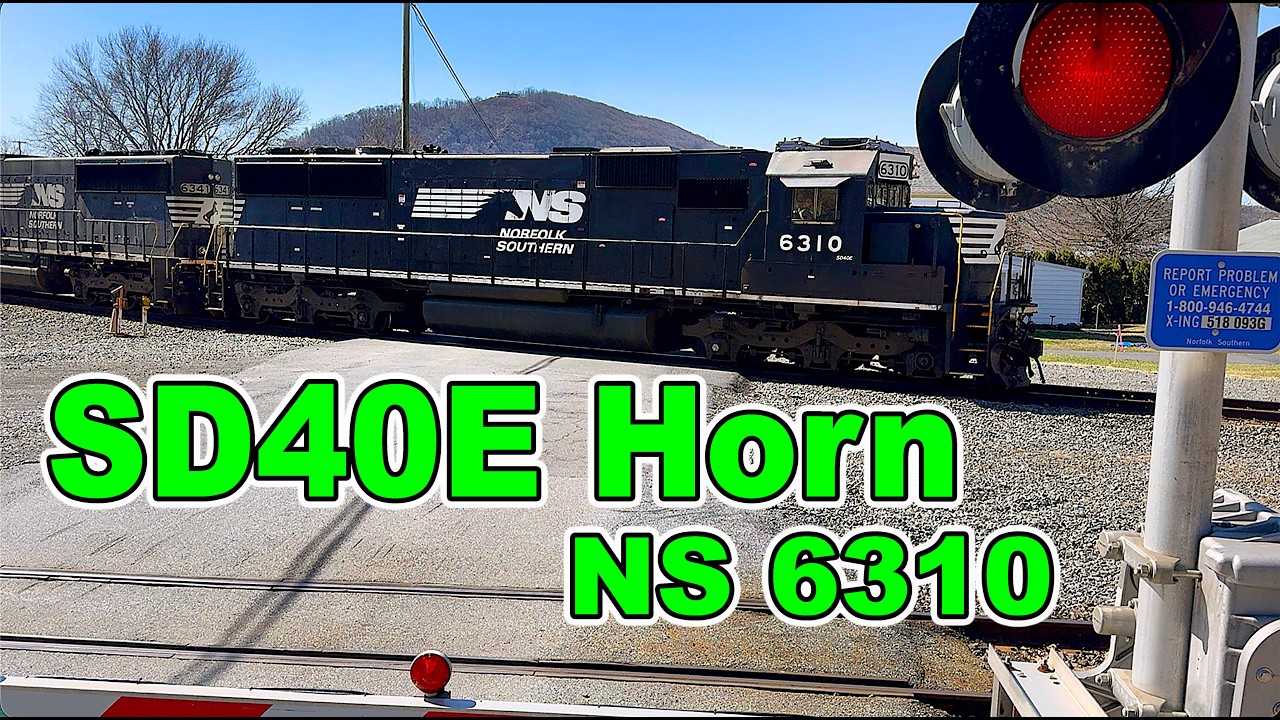 Norfolk Southern SD40E Leslie RS3L Horn, SD40E Pair NS 6310, NS 6341