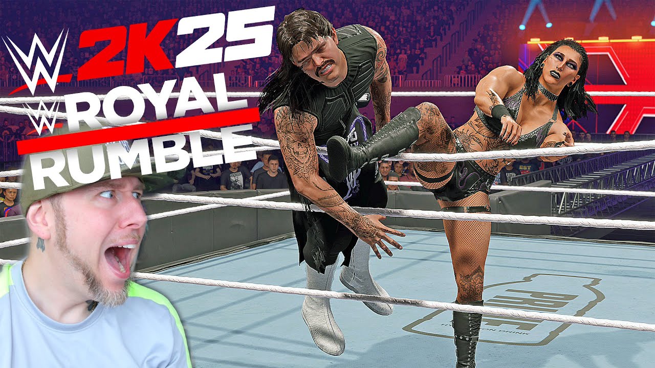 WWE 2K25 OUR FIRST EVER ROYAL RUMBLE