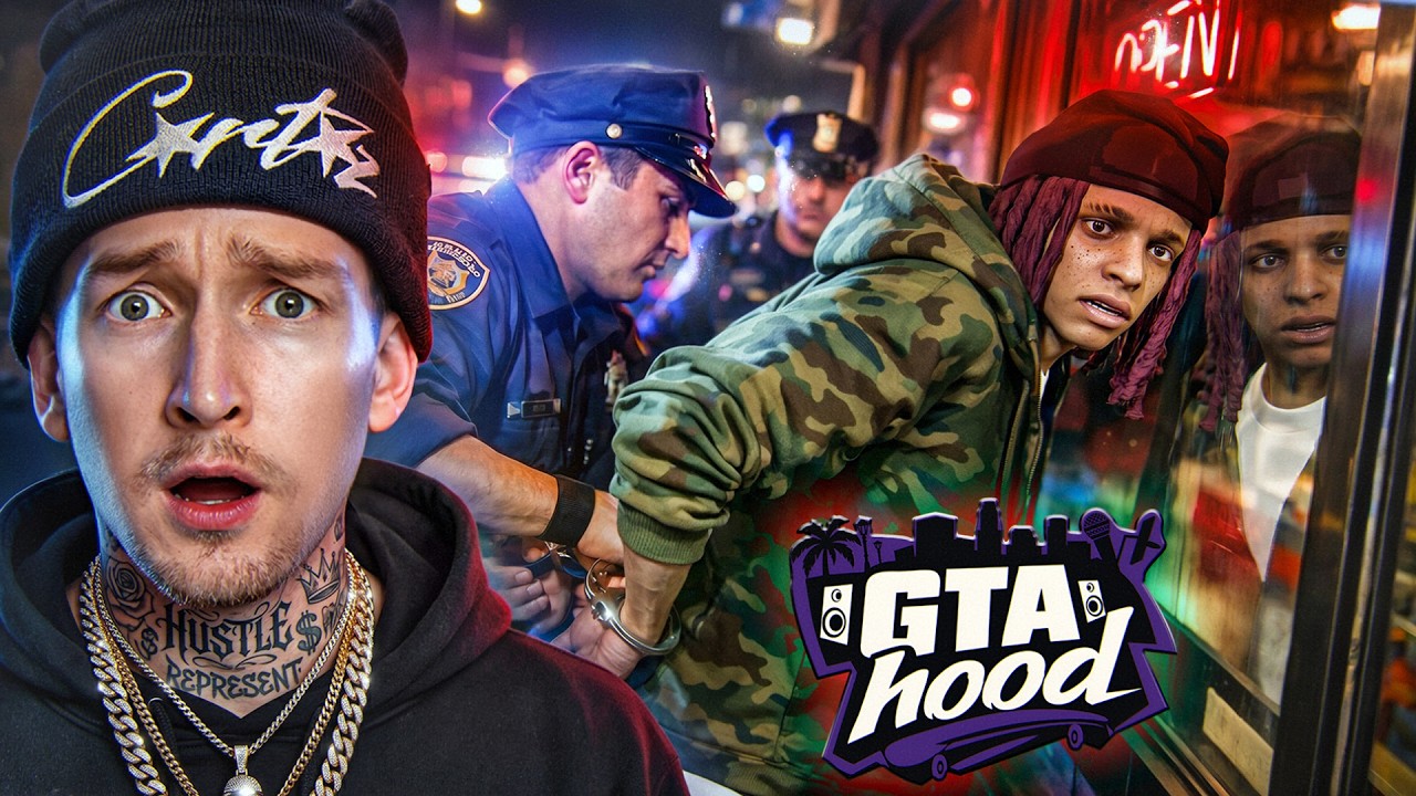 GTA V HOOD - ZŁAPANY PRZEZ POLICJE🫨[3]