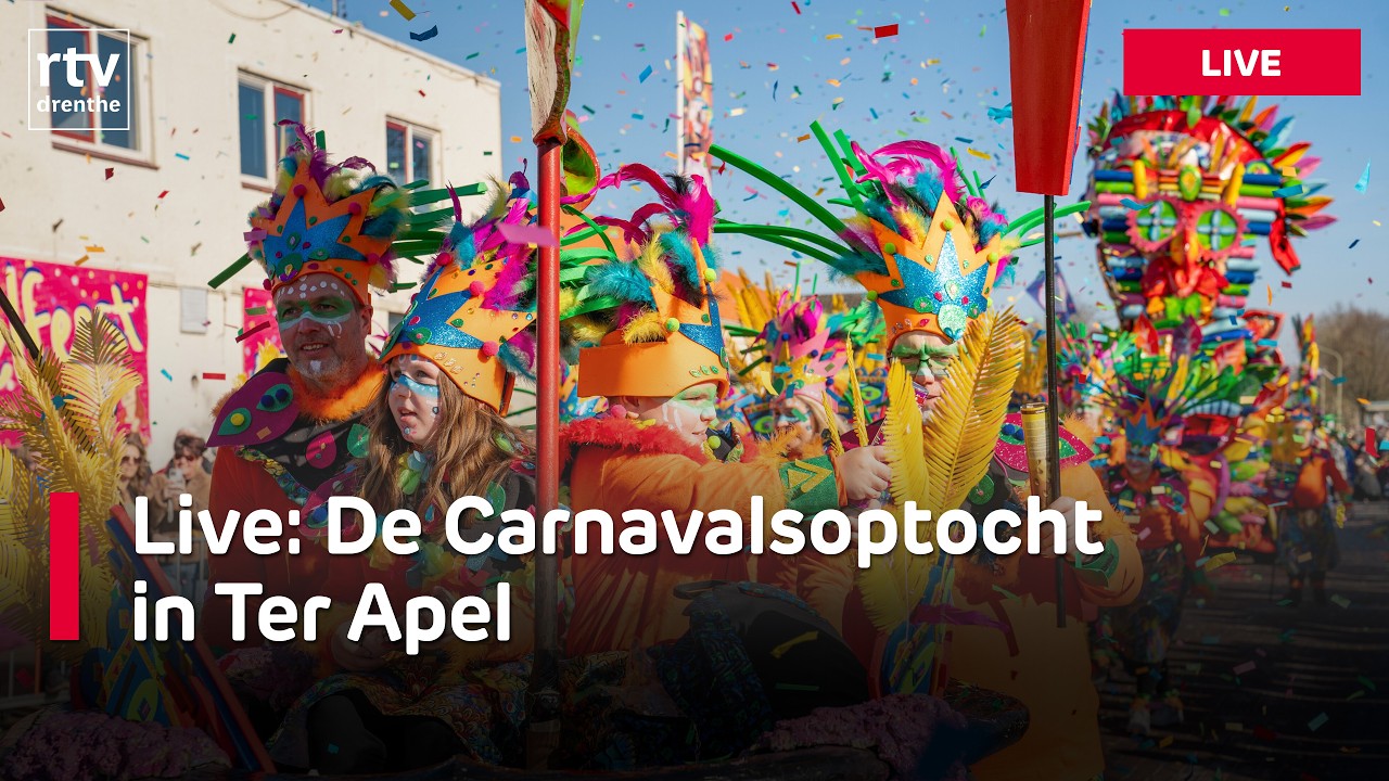 LIVE: De Carnavalsoptocht in Ter Apel